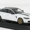 Minichamps BMW M3 CS, weiss/schwarz, 2023, 1:43,