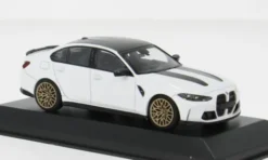 Minichamps BMW M3 CS, weiss/schwarz, 2023, 1:43,