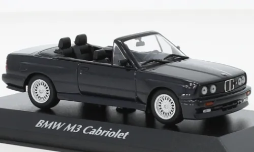 Maxichamps BMW M3 (E30) Cabriolet, dunkelblau, 1988, 1:43,