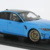 Solido BMW M3 (G80), blau/schwarz, 1:18, Outlet