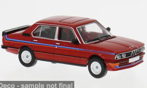 PCX87 BMW M535i (E12), rot/Dekor, 1980, 1:87, New