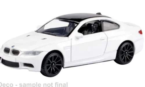 Motormax BMW M3, weiss, 2008, 1:43, Best