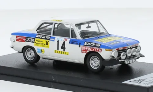 Trofeu BMW 2002 Tii, Rallye WM, Rallye Portugal, 1974, #14, G.Fischer/H.Gottlieb, 1:43, Clearance