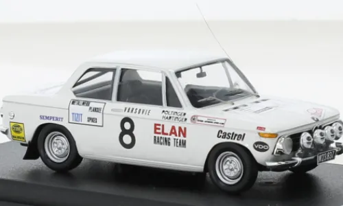 Trofeu BMW 2002 Ti, Rallye Monte Carlo, 1971, #8, W.Pöltinger/H.Hartinger, 1:43, Hot