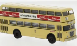 Brekina Büssing D2U Doppeldecker, 1960, BVG - braune Brause, 1:87, Sale