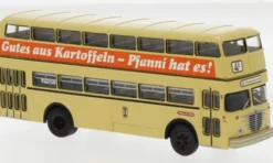 Brekina Büssing D2U Doppeldecker, 1960, BVG - Pfanni, 1:87, Hot
