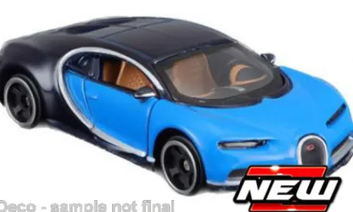 Maisto Bugatti Chiron, blau/schwarz, 1:64, Hot