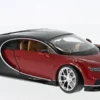 Welly Bugatti Chiron, dunkelrot/schwarz, 2016, 1:24,