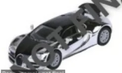 Majorette Bugatti Veyron 16.4, silber, 2005, 1:64, Outlet