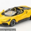 Mini GT Bugatti W16, gelb/schwarz, 2023, 1:64,