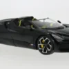 Bburago Bugatti W16 Mistral Cabriolet, schwarz, 1:18, Outlet