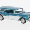 Brekina Buick Century Caballero, dunkeltürkis/weiss, 1957, 1:87, New