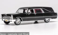 IXO Cadillac de Ville S&S Hearse, schwarz, 1966, 1:43, New
