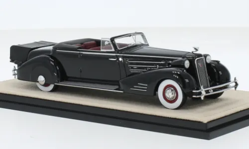 Stamp Models Cadillac 452D V16 Victoria Convertible Coupe, schwarz, 1934, 1:43, Best