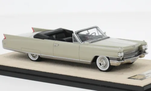 Stamp Models Cadillac Eldorado Biarritz, beige/schwarz, 1963, 1:43, Best