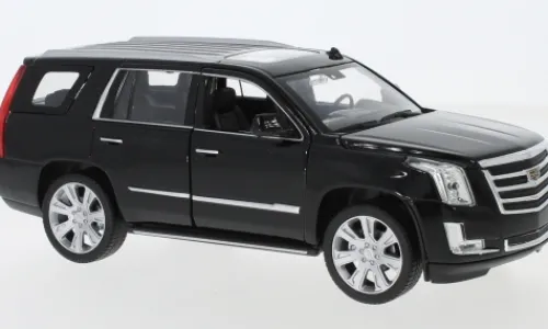 Welly Cadillac Escalade, schwarz, 2017, 1:24, New