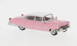 Brekina Cadillac Fleetwood, pink/weiss, 1955, 1:87, Online
