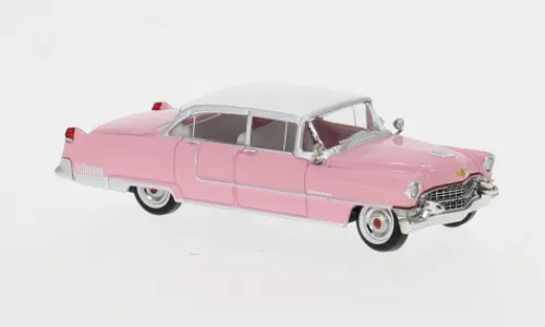Brekina Cadillac Fleetwood, pink/weiss, 1955, 1:87, Online