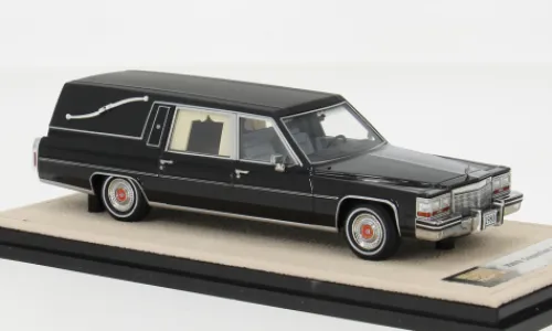 Stamp Models Cadillac Superior Hearse, schwarz, 1980, 1:43, Discount