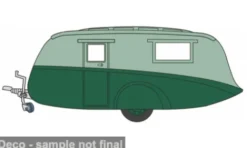 Oxford - Caravan, dunkelgrün/hellgrün, 1:76,