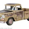 Motormax Chevrolet Apache Fleetside Pick Up, dunkelbeige/Dekor, 1958, 1:24, Discount