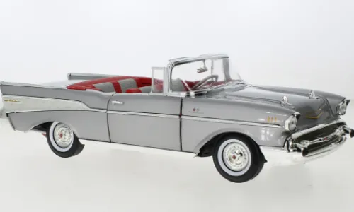 Auto World Chevrolet Bel Air Convertible, grau, 1957, 1:18, Outlet