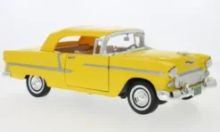 Motormax Chevrolet Bel Air Convertible, gelb, 1955, 1:18,