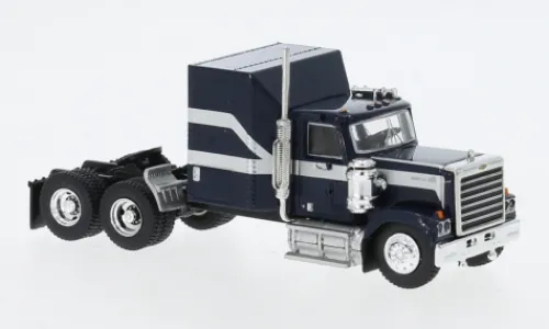Brekina Chevrolet Bison, dunkelblau/silber, 1980, 1:87, Hot