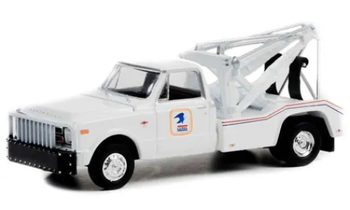Greenlight Chevrolet C-30 Abschleppwagen, 1968, USPS, 1:64, Hot