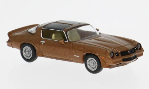 Brekina Chevrolet Camaro, braun, 1980, 1:87, Hot
