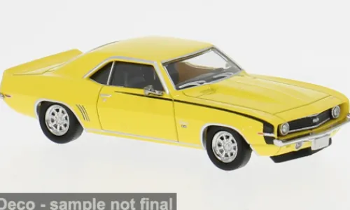 Brekina Chevrolet Camaro, gelb, 1969, 1:87,