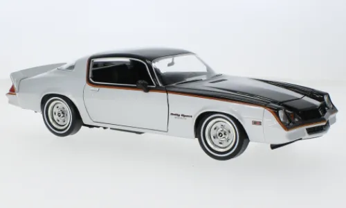 Greenlight Chevrolet Camaro RS, silber/schwarz, 1979, 1:18, Discount