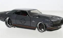 Maisto Chevrolet Camaro Z28, dunkelgrau, 1968, Harley-Davidson, 1:24,