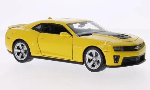 Welly Chevrolet Camaro ZL1, gelb/schwarz, 2012, 1:24, Best