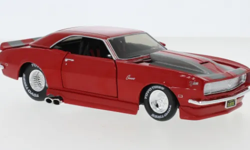 Maisto Chevrolet Camaro Z/28 Tuning, rot/dunkelgrau, 1968, 1:24, Discount