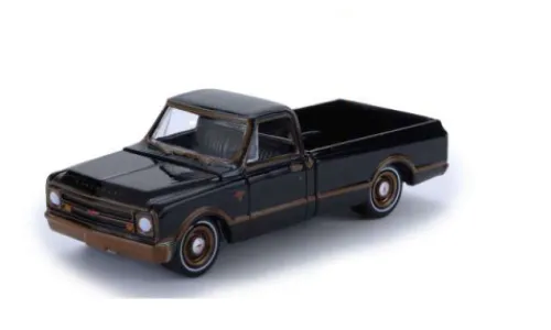 Greenlight Chevrolet C10 Lowrider, schwarz/bronze, 1972, 1:64, Outlet