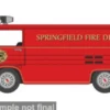 Oxford Chevrolet Corvair 95 Corvan, 1961, Springfield Fire Dept., 1:87, Discount