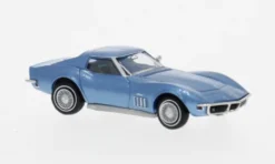 Brekina Chevrolet Corvette C3, blau, 1967, 1:87, Hot