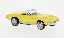 Brekina Chevrolet Corvette C2 Cabrio, hellgelb, 1962, 1:87, Discount
