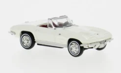 Brekina Chevrolet Corvette C2 Cabrio, weiss, 1962, 1:87, Discount