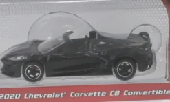 Greenlight Chevrolet Corvette (C8) Convertible, schwarz, 2020, 1:64, New