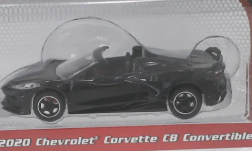 Greenlight Chevrolet Corvette (C8) Convertible, schwarz, 2020, 1:64, New