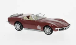 Brekina Chevrolet Corvette C3, dunkelrot, 1967, 1:87, Sale