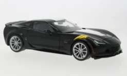 AUTOart Chevrolet Corvette (C7) Grand Sport, schwarz/weiss, 2017, 1:18, Outlet