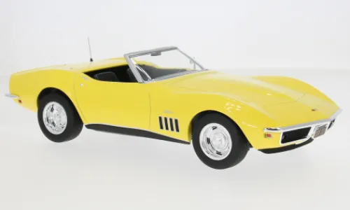 Norev Chevrolet Corvette Convertible, gelb, 1969, 1:18, Outlet
