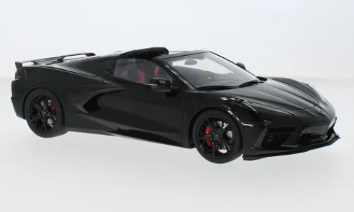 AUTOart Chevrolet Corvette (C8) Stingray Z51, schwarz, 2020, 1:18,