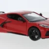 Motormax Chevrolet Corvette C8 Stingray, rot, 2020, 1:24, Hot