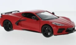 Motormax Chevrolet Corvette C8 Stingray, rot, 2020, 1:24, Hot