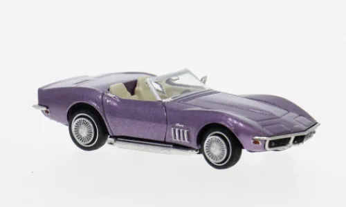 Brekina Chevrolet Corvette C3, violett, 1967, 1:87, New