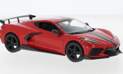 Maisto Chevrolet Corvette Stingray (C8), rot, 2020, 1:24,